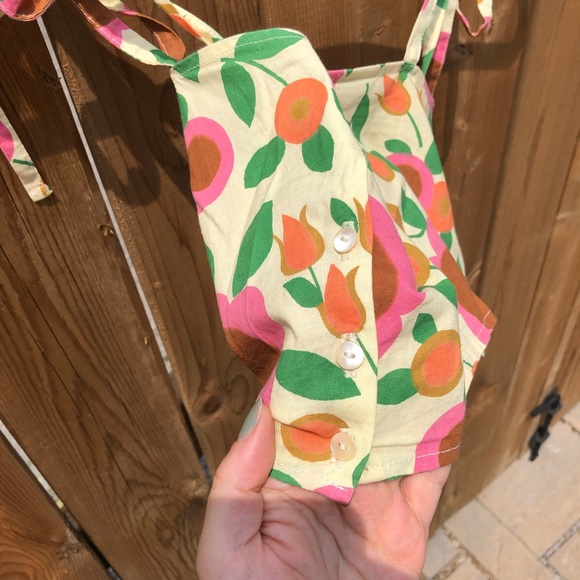 Handmade in Toronto upcycled crop top from Heavy Flow - Picture 3 of 4